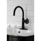 Kingston Brass KSD2230RX Single-Handle Bathroom Faucet with Push Pop-Up, Matte Black KSD2230RX - alternate 2